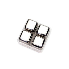 Load image into Gallery viewer, Stainless Steel Ice Cubes, Reusable Chilling Stones for Whiskey Wine, Keep Your Drink Cold Longer, SGS Test Pass