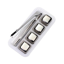 Load image into Gallery viewer, Stainless Steel Ice Cubes, Reusable Chilling Stones for Whiskey Wine, Keep Your Drink Cold Longer, SGS Test Pass