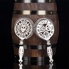 Load image into Gallery viewer, Skull And Mechanical Watch Bar Strainer Sprung Cocktail Strainer Stainless Steel Deluxe Strainer Bar Tools