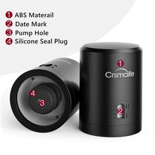 Load image into Gallery viewer, 1Pc ABS Vacuum Red Wine Bottle Cap Stopper Vacuum Sealer Wine Stopper Fresh Wine Keeper Champagne Cork Stopper Kitchen Bar Tools