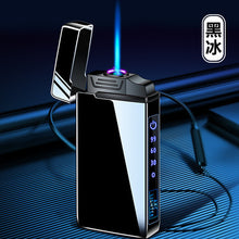 Load image into Gallery viewer, New Windproof Metal USB Lighter Torch Lighter Jet Dual Plasma Arc Lighter Gas Electric Butane Chargeable Pipe Cigar Lighter