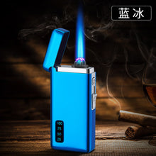 Load image into Gallery viewer, New Windproof Metal USB Lighter Torch Lighter Jet Dual Plasma Arc Lighter Gas Electric Butane Chargeable Pipe Cigar Lighter