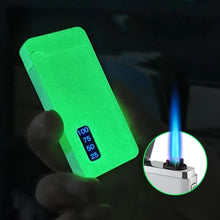 Load image into Gallery viewer, New Windproof Metal USB Lighter Torch Lighter Jet Dual Plasma Arc Lighter Gas Electric Butane Chargeable Pipe Cigar Lighter