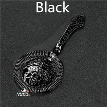 Load image into Gallery viewer, Skull And Mechanical Watch Bar Strainer Sprung Cocktail Strainer Stainless Steel Deluxe Strainer Bar Tools