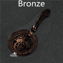 Load image into Gallery viewer, Skull And Mechanical Watch Bar Strainer Sprung Cocktail Strainer Stainless Steel Deluxe Strainer Bar Tools