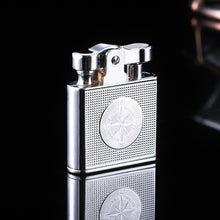Load image into Gallery viewer, Windproof Retro Copper Cigarette Cigar Lighter Mens Smoking Accessories Gadgets Metal Luxury Kerosene Lighter Waterproof