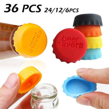 Load image into Gallery viewer, 36pcs/set Reusable Silicone Bottle Fresh-keeping Cap Stopper for Bottle Soda Beer Cap Stopper Bar Utensils Bar Accessories