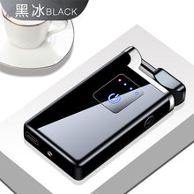 Load image into Gallery viewer, New Double Arc Lighter Windproof Flameless USB Plasma Lighter With LED Power Display  Gadget Gift Lighter