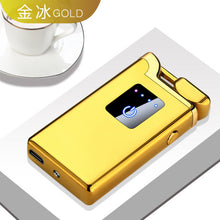 Load image into Gallery viewer, New Double Arc Lighter Windproof Flameless USB Plasma Lighter With LED Power Display  Gadget Gift Lighter