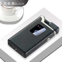 Load image into Gallery viewer, New Double Arc Lighter Windproof Flameless USB Plasma Lighter With LED Power Display  Gadget Gift Lighter