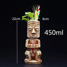 Load image into Gallery viewer, Ceramic Tiki Mug Creative Porcelain Beer Wine Mug Cup Drinkware