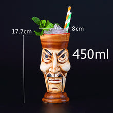 Load image into Gallery viewer, Ceramic Tiki Mug Creative Porcelain Beer Wine Mug Cup Drinkware