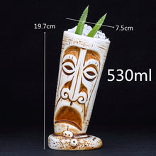 Load image into Gallery viewer, Ceramic Tiki Mug Creative Porcelain Beer Wine Mug Cup Drinkware
