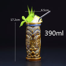 Load image into Gallery viewer, Ceramic Tiki Mug Creative Porcelain Beer Wine Mug Cup Drinkware