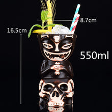 Load image into Gallery viewer, Ceramic Tiki Mug Creative Porcelain Beer Wine Mug Cup Drinkware