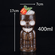 Load image into Gallery viewer, Ceramic Tiki Mug Creative Porcelain Beer Wine Mug Cup Drinkware