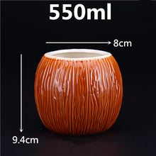 Load image into Gallery viewer, Ceramic Tiki Mug Creative Porcelain Beer Wine Mug Cup Drinkware