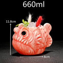 Load image into Gallery viewer, Ceramic Tiki Mug Creative Porcelain Beer Wine Mug Cup Drinkware