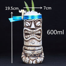 Load image into Gallery viewer, Ceramic Tiki Mug Creative Porcelain Beer Wine Mug Cup Drinkware