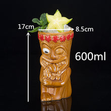 Load image into Gallery viewer, Ceramic Tiki Mug Creative Porcelain Beer Wine Mug Cup Drinkware
