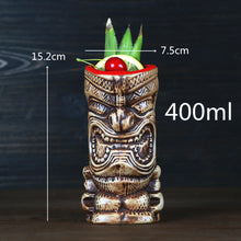 Load image into Gallery viewer, Ceramic Tiki Mug Creative Porcelain Beer Wine Mug Cup Drinkware