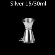 Load image into Gallery viewer, Cocktail Bar Jigger Stainless Steel Japanese Design Jigger Double Spirit Measuring Cup For Home Bar Party Bar Accessory Bar Tool