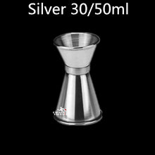 Load image into Gallery viewer, Cocktail Bar Jigger Stainless Steel Japanese Design Jigger Double Spirit Measuring Cup For Home Bar Party Bar Accessory Bar Tool