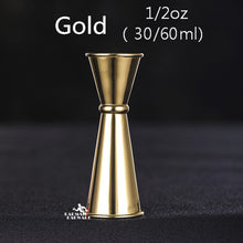 Load image into Gallery viewer, Cocktail Bar Jigger Stainless Steel Japanese Design Jigger Double Spirit Measuring Cup For Home Bar Party Bar Accessory Bar Tool