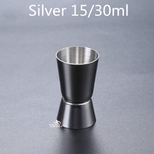 Load image into Gallery viewer, Cocktail Bar Jigger Stainless Steel Japanese Design Jigger Double Spirit Measuring Cup For Home Bar Party Bar Accessory Bar Tool