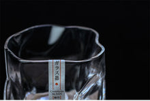 Load image into Gallery viewer, Japanese Edo Designer Crumple Paper Irregular Shape Crystal Faceted Der Whiskybecher Whiskey Whisky Rock Glass Artwork Wine Cup