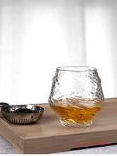 Load image into Gallery viewer, Japanese Hazy Air Wine Glass Snowflakes Falling Whiskey Tumbler Hammer Pattern Whisky Cup XO Brandy Drinking Glasses Wineglass