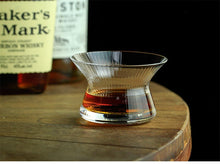 Load image into Gallery viewer, Japanese Edo Kiriko Whiskey Spin Glass Neat Bowl Collection Crystal Whisky Cup Cappie XO Brandy Snifter Limited Wooden Gift Box