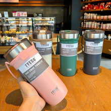 Load image into Gallery viewer, 550ml Insulated Mug Portable Travel Insulated Mug Stainless Steel Car Covered Coffee Vacuum Flask Cold Drink Beer Mug Vacuum Cup