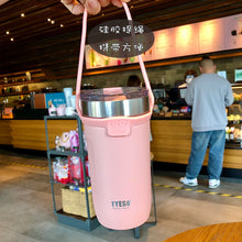 Load image into Gallery viewer, 550ml Insulated Mug Portable Travel Insulated Mug Stainless Steel Car Covered Coffee Vacuum Flask Cold Drink Beer Mug Vacuum Cup