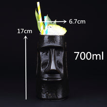 Load image into Gallery viewer, Ceramic Tiki Mug Creative Porcelain Beer Wine Mug Cup Drinkware