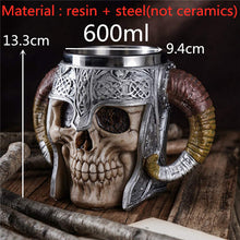 Load image into Gallery viewer, Ceramic Tiki Mug Creative Porcelain Beer Wine Mug Cup Drinkware