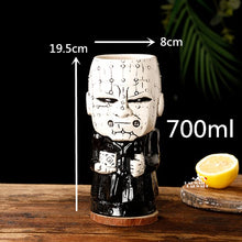 Load image into Gallery viewer, Ceramic Tiki Mug Creative Porcelain Beer Wine Mug Cup Drinkware