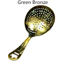 Load image into Gallery viewer, Julep Bar Cocktail Strainer 304 Stainless Steel Copper Plated Gold Plated Bar Tools