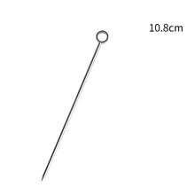 Load image into Gallery viewer, 5 PCS Gold Beads Cocktail Sticks Stainless Steel Fruit Picks Salad Sandwich Buffet Stirring Stick Decor Wedding Party Bar Supply
