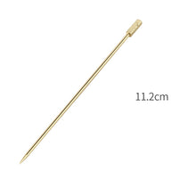 Load image into Gallery viewer, 5 PCS Gold Beads Cocktail Sticks Stainless Steel Fruit Picks Salad Sandwich Buffet Stirring Stick Decor Wedding Party Bar Supply
