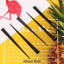Load image into Gallery viewer, 100PCS 9CM Cocktail Sticks Plastic Fruit Forks For Kids Disposable Cute Fruit Skewers Aperitif Cocktail Decor Buffet Picks Party