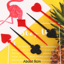 Load image into Gallery viewer, 100PCS 9CM Cocktail Sticks Plastic Fruit Forks For Kids Disposable Cute Fruit Skewers Aperitif Cocktail Decor Buffet Picks Party