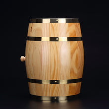 Load image into Gallery viewer, 3L Beer Brewing Keg Vintage Wood Oak Timber Wine Barrel For Whiskey Rum Port Decorative Barrel Keg Hotel Restaurant Display
