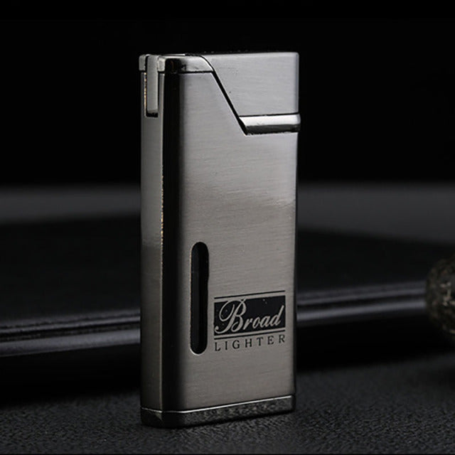Visible Gas Lighter Metal Turbo Lighters Smoking Accessories Butane Torch Lighter Cigar Cigarettes Lighter Gadgets For Men