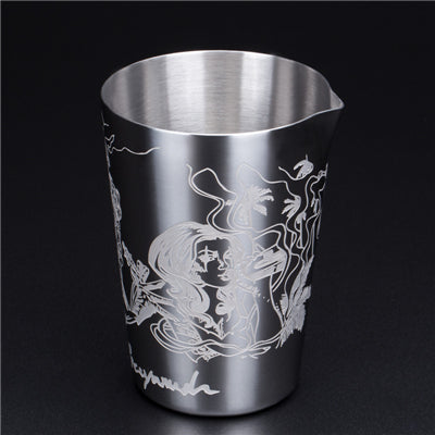 530ml  Cocktail Mixing Glass New Style Stainless Steel Mint Julep Moscow Mule Mug Beer Cup Coffee Cup Water Glass Drinkware