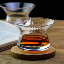 Load image into Gallery viewer, Japanese Edo Kiriko Whiskey Spin Glass Neat Bowl Collection Crystal Whisky Cup Cappie XO Brandy Snifter Limited Wooden Gift Box
