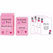 Load image into Gallery viewer, Bachelorette Party Hen Party Girls Night Out Game Cards Drinking Dare Cards Wedding Team Bride To Be Party Decoration Favor Gift
