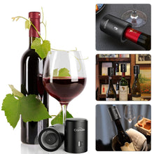 Load image into Gallery viewer, 1Pc ABS Vacuum Red Wine Bottle Cap Stopper Vacuum Sealer Wine Stopper Fresh Wine Keeper Champagne Cork Stopper Kitchen Bar Tools
