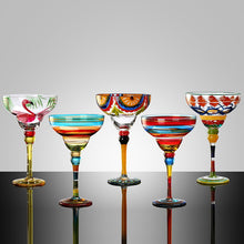Load image into Gallery viewer, Handmade Colorful Cocktail cup Europe Goblet Cup Champagne cup Creative Wine glasses Bar Party Home DrinkWare wedding gifts
