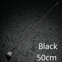 Load image into Gallery viewer, Cocktail Spoon Bar Spoon Stainless Steel Mixing Spiral Pattern Bar Teadrop Spoon  Bar Tool Bartender Tools
